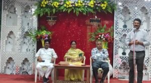 सर्व समाज समरसता समिति की समीक्षा बैठक में महिलाओं की भागीदारी बढ़ाने पर हुई चर्चा ।