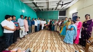 दल्ली राजहरा में बंग समाज ने धूमधाम से मनाई गुरुदेव रवींद्रनाथ टैगोर की 165वीं जयंती ।