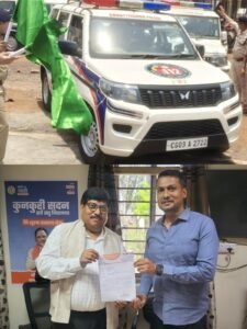 भाजपा नेता जयदीप गुप्ता की मांग पर बालोद जिले में शुरू हुई 112 पुलिस आपातकालीन सेवा..!